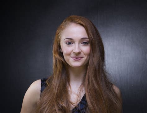 Sophie Turner English Actress Redhead Smile Wallpaper Resolution X Id
