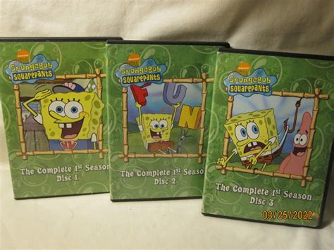 Dvd Movie Set Spongebob Squarepants Complete 1st Season 40 Episodes