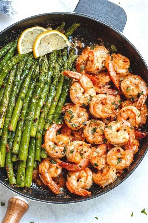 However, i wasn't in the mood for an asian dish so i. Garlic Butter Shrimp with Asparagus - Healthy Recipes Easy