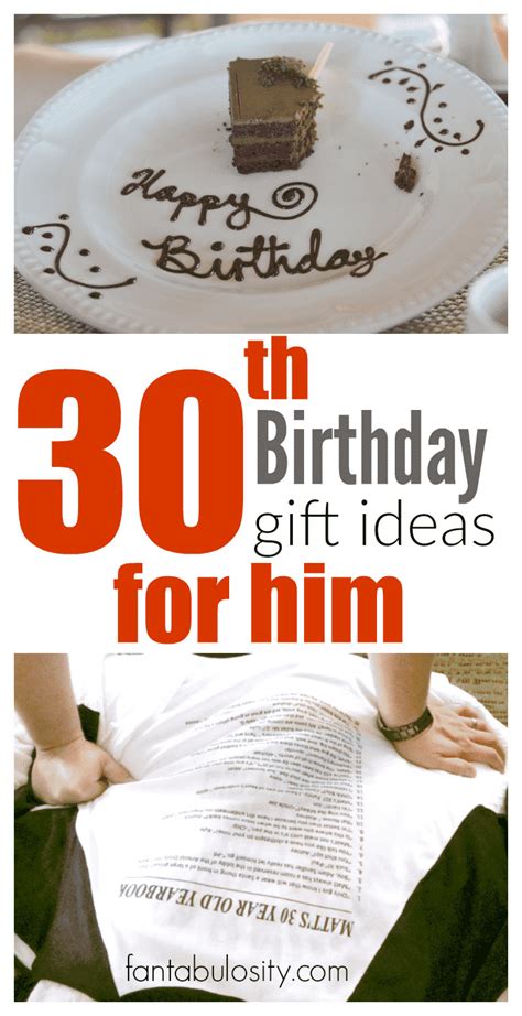 My husband turns 30 this summer, and i want to make it special for him. 30th birthday t ideas him.20 Ideas for Birthday Gift for ...