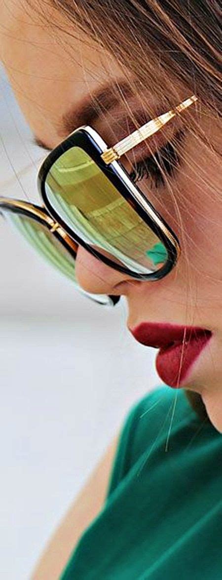 Shades Of Green Red Green Mirrored Sunglasses Sunglasses Women Shady Lady Fruit Cocktails