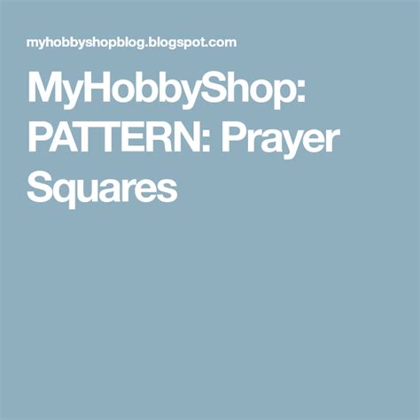 Printable Prayer Square Poem
