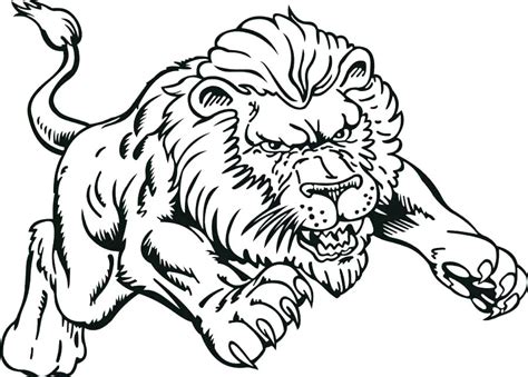Lion Cub Coloring Pages At Free Printable Colorings