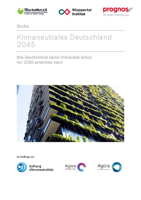 Publikation - Klimaneutrales Deutschland 2045 (Langfassung)