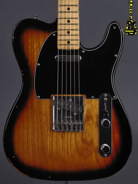 1978 Fender Telecaster Sunburst Vi78fetelesbs845752