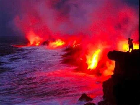 Photographers Capture Lava Hitting Ocean Business Insider