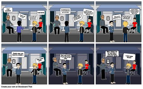 Comic About Healthy Lifestyles Storyboard By Af26e57c