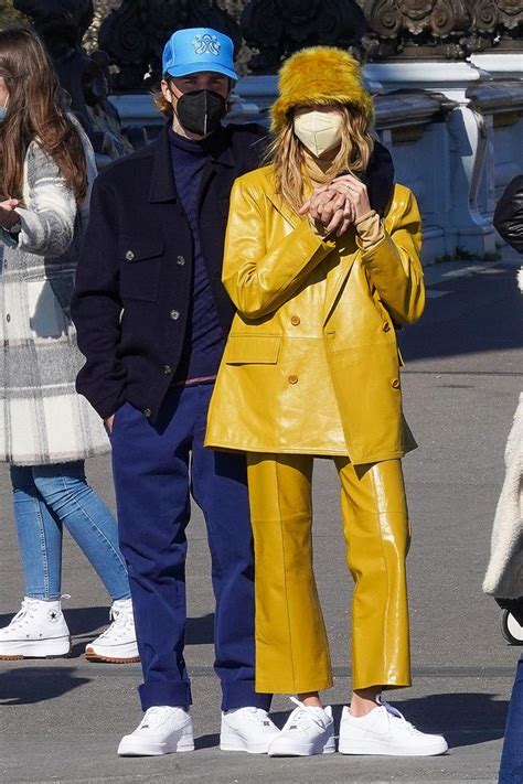 Hailey And Justin Bieber Reached Peak Couple Style In Paris Who What Wear