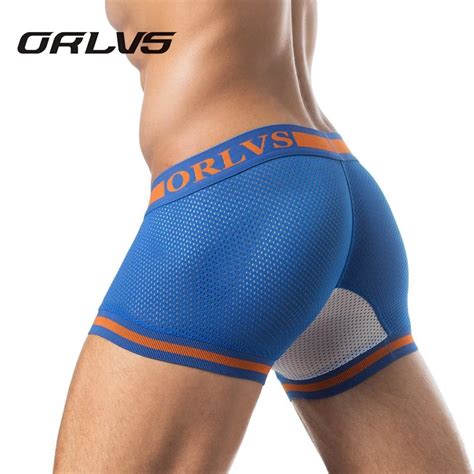 Buy 2018 Orlvs Brand Newest Men Underwear Sexy Cotton Nylon Men Boxer Plus Size