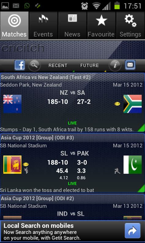 Best Android Apps For Ipl 5 2012 With Live Scorecard And Ball By Ball