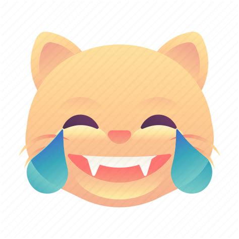 Cat Emoji Emoticon Laugh Smiley Icon Download On Iconfinder