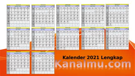 Kalendar 2021 Indonesia