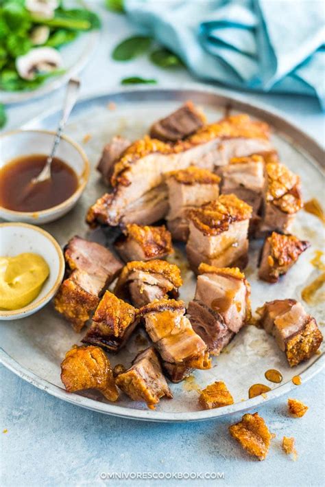 Slow Roasted Crispy Pork Belly Siu Yuk 脆皮烧肉 Omnivores Cookbook