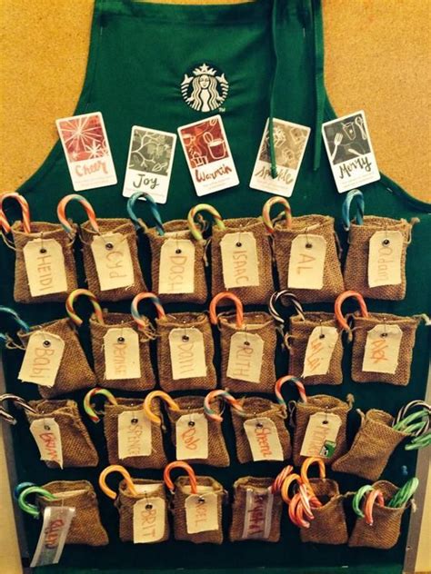 The green apron tote bag. Holiday Green Apron Board | Starbucks crafts, Green apron ...