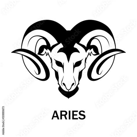 Aries Zodiac Stock Vector Adobe Stock