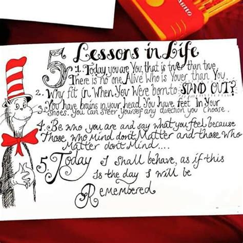Dr Seuss Lessons In Life Lesson Teaching Resources Life Lessons