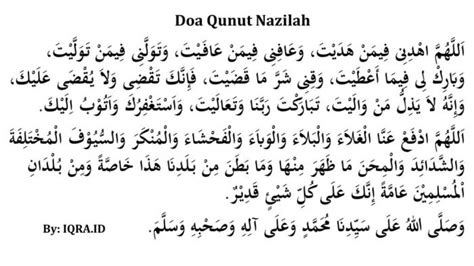 Doa Qunut Nazilah Untuk Palestina Lengkap Teks Arab Latin Dan Artinya My XXX Hot Girl
