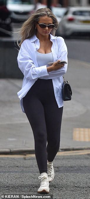 Molly Mae Hague Puts On A Busty Display In Skin Tight Leisurewear As She Steps Out In Manchester