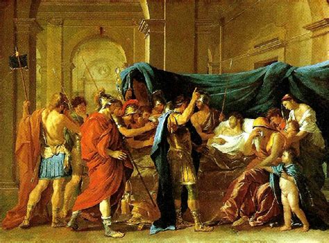 La Mort De Germanicus Nicolas Poussin Wholesale Oil Painting China