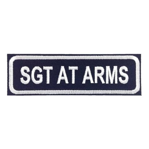 Sgt At Arms Patch Brodyrmärke