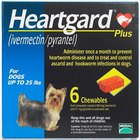 Products include an ivermectin only chewable or tablet, and a heartgard plus. Heartgard® Plus for Dogs 6 Doses per Box - Town ...