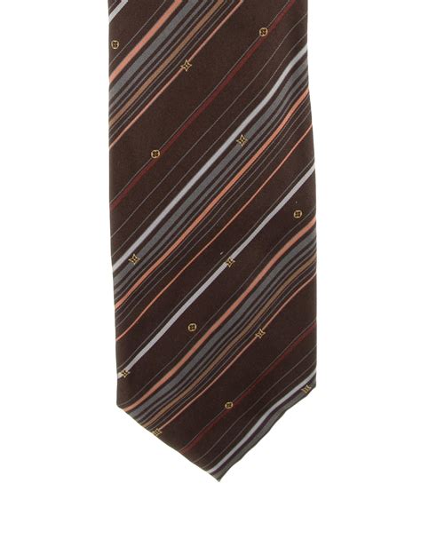 Louis Vuitton Silk Monogram Tie Suiting Accessories Lou319605 The