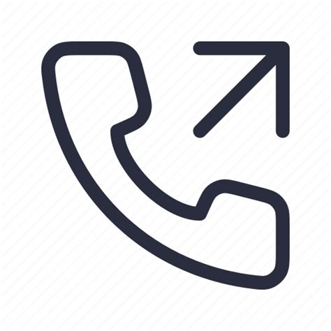 Phone Call Outgoing Contact Icon Download On Iconfinder