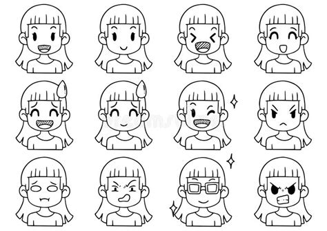 003 Hand Drawn Doodle Collection Cute Funny Avatars Cartoon Emoticon