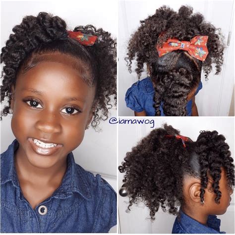 11 Brilliant Christmas Hairstyles Style For Black Hair Childrens