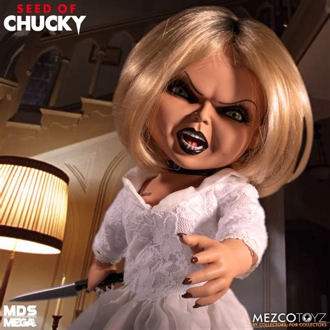 Mds Mega Scale Seed Of Chucky Talking Tiffany Mezco Toyz