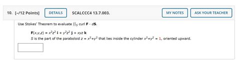 solved se stokes theorem to evaluate ∫∫s curl f ·