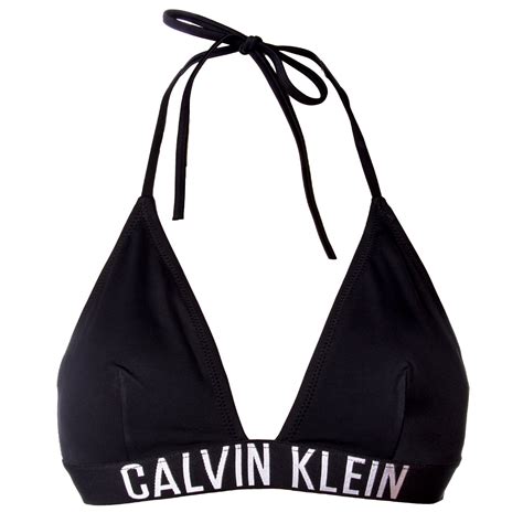 Calvin Klein Intense Power Triangle Bikini Top Gewatteerd Bikinis