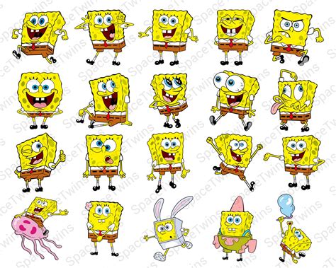 SpongeBob SVG SpongeBob Font SVG SpongeBob Font SpongeBob Etsy