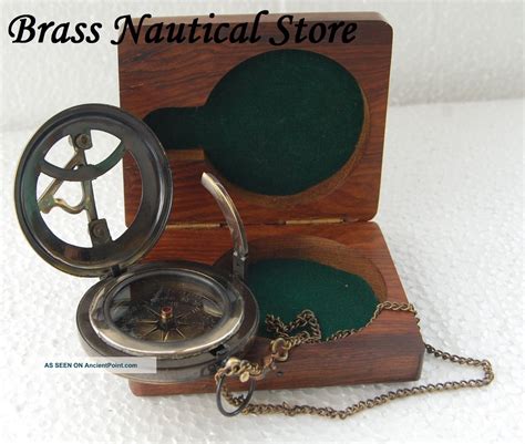 vintage maritime west london antique brass sundial compass nautical decor t
