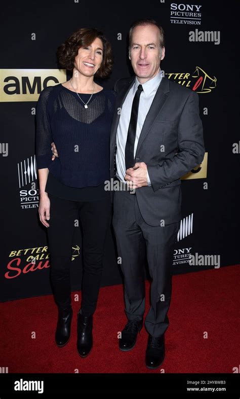 Bob Odenkirk And Wife Naomi Attending The Better Call Saul Season 2