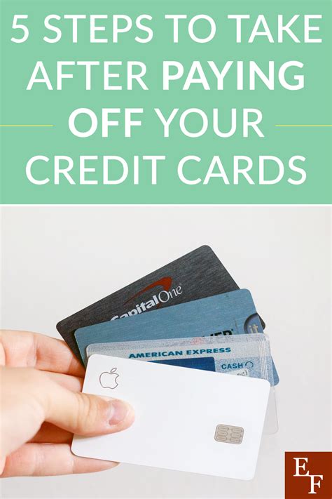 5 Steps To Take When You Pay Off Credit Card Debt