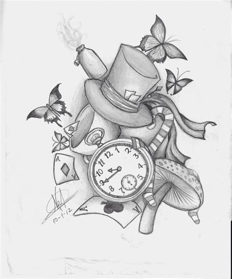 Alice In Wonderland Drawing Tumblr At Getdrawings Free Download