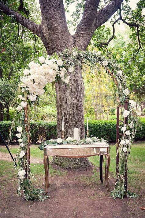 10 Hermosos Altares De Boda Para Dar El SÍ Wedding Arch White