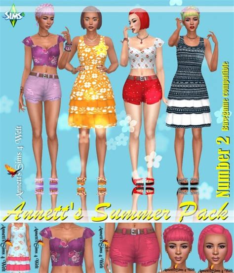 Annett`s Sims 4 Welt Summer Pack Number 2 • Sims 4 Downloads