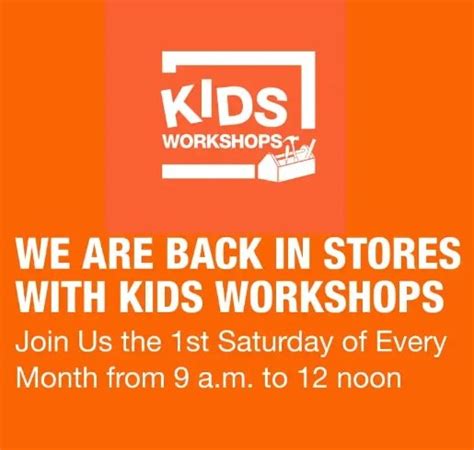 Home Depot Kids Workshop Go Park Play