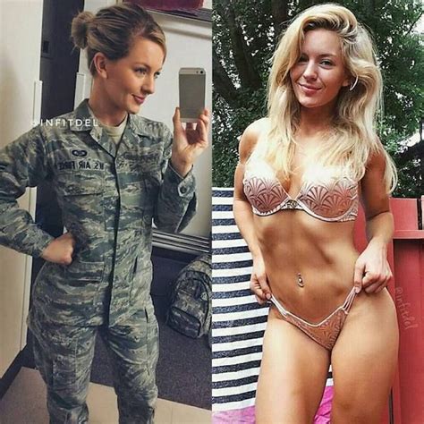 Beautiful Badasses In And Out Of Uniform 45 Photos In 2020 Military Girl Military Women