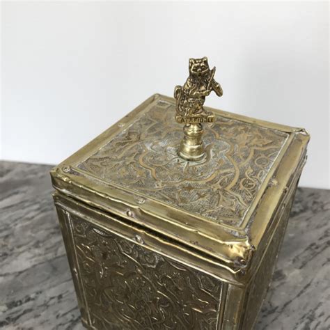 Victorian Brass Tea Caddy 507880 Uk