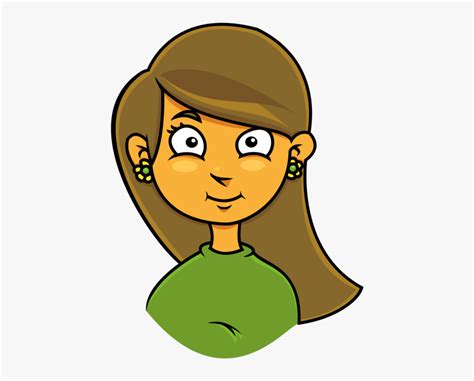 Serious Girl Face Clipart Girl Face Clipart Hd Png Download