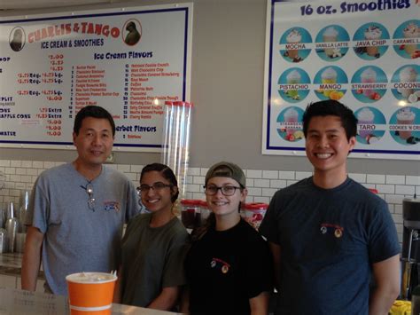 According to kelley smith, owner and head engineer, at c. Charlie & Tango, Ice Cream & Smoothies, A New C. Nelson ...