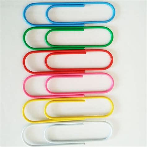 Maosifang 4 Inch Large Colored Paper Clips Jumbo Metal Paper Clips6