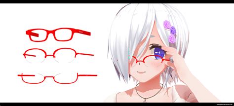 Anime Glasses Glare Png Png Image Collection