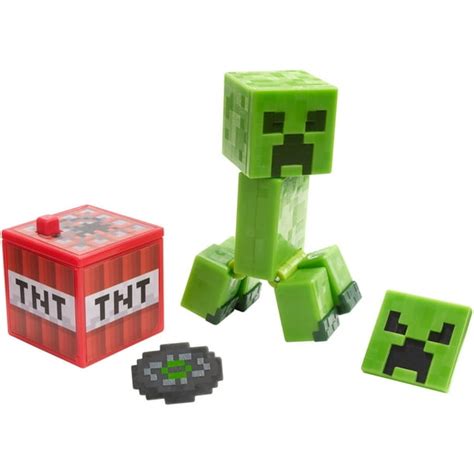 Minecraft Comic Maker Creeper Action Figure With 2 Faces