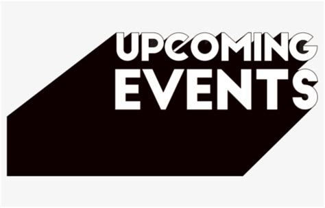Free Upcoming Events Clip Art With No Background Clipartkey