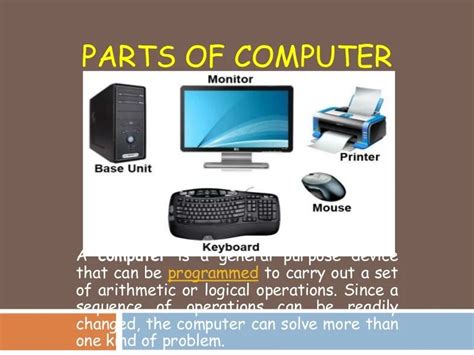 What Are 5 Main Parts Of A Computer