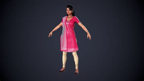 3d Indian Girl Model Turbosquid 2026154